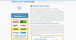 Desktop Screenshot of hire-a-car-spain.com